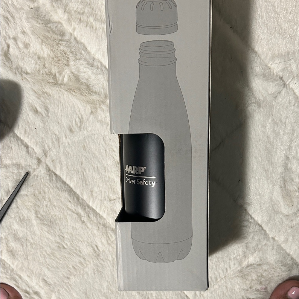 Black Insulated Water Bottle